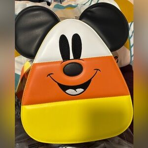 Loungefly Candy Corn Mickey and Minnie Backpack